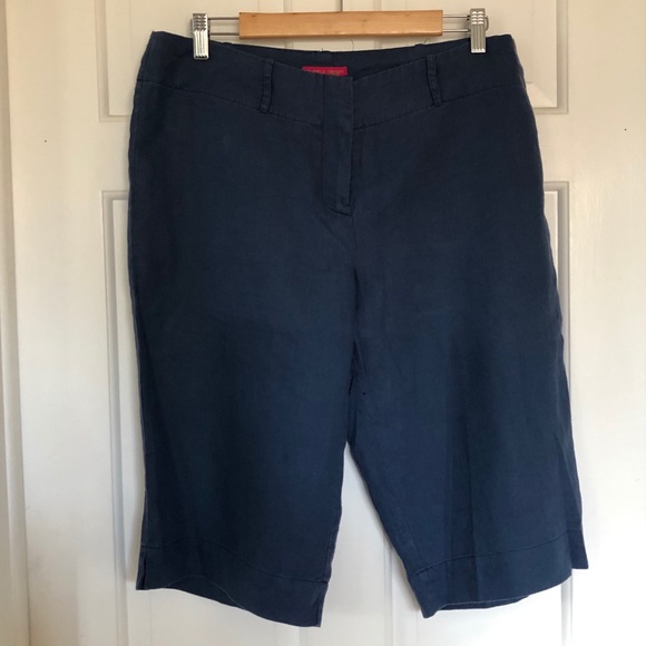 Sunny Leigh • Linen Bermuda Shorts - Picture 5 of 5